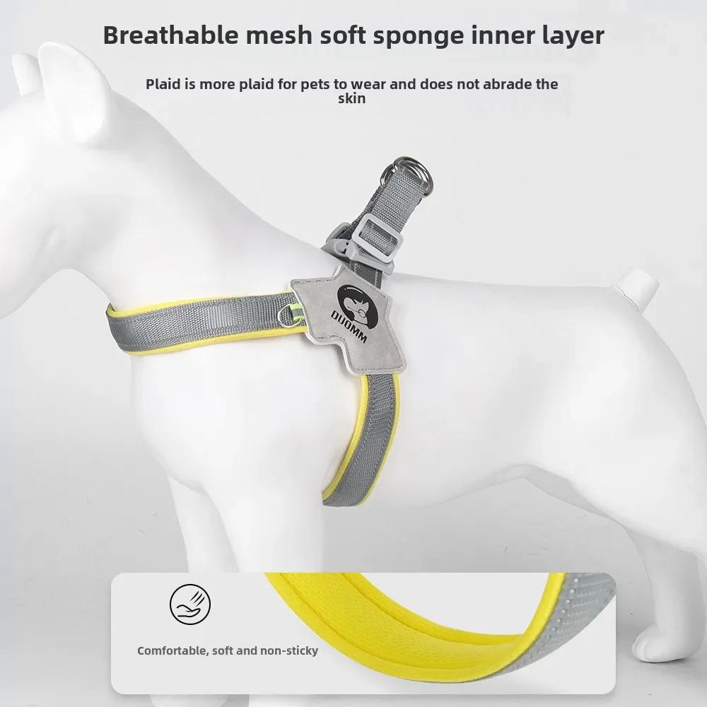 כלב חדש חירור חבל סוג כלב רצועת חזה נשימת חזה רצועה רעיונית לנשימה