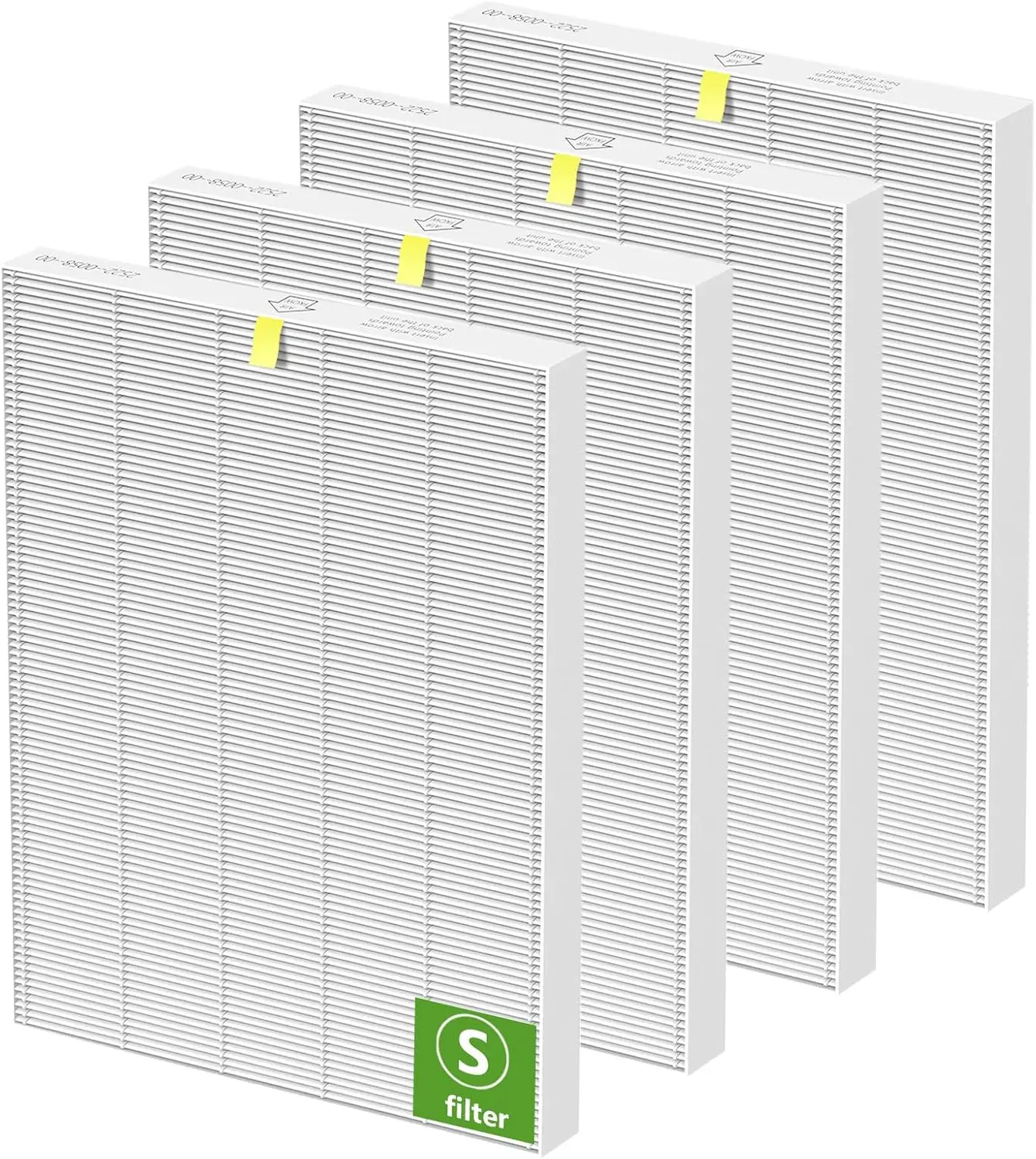 

4 Pack C545 Replacement HEPA Filter Compatible with C545, Ture HPEA Filter S Only, Part number 1712-0096-00
