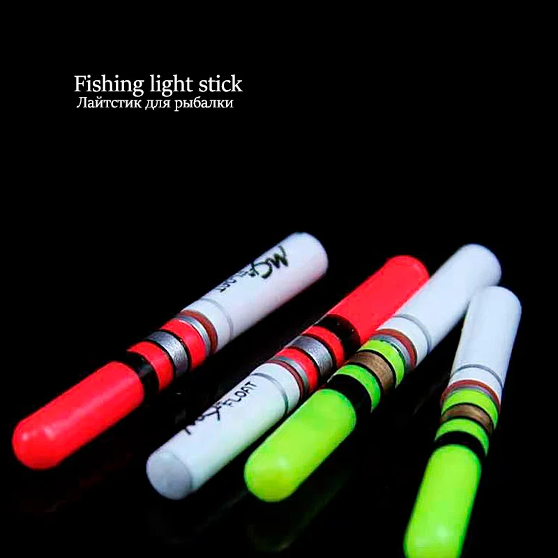 10 sztuk Luminous Fishing pałeczka fluorescencyjna wodoodporna światło elektroniczne kij + 10 CR322 wędkarstwo morskie światło Luminous River Rod