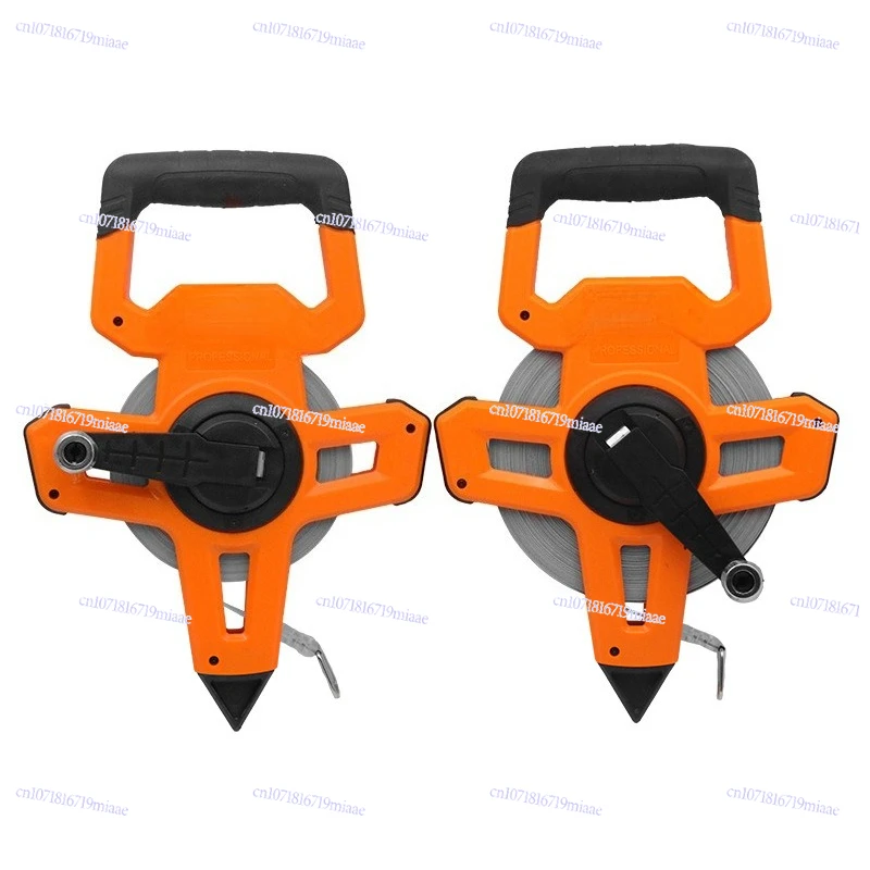 Tool Engineering Measurement Portable Steel Frame Measure 30m Nylon Frame 50m Ground Insert Engineering Tape Measure