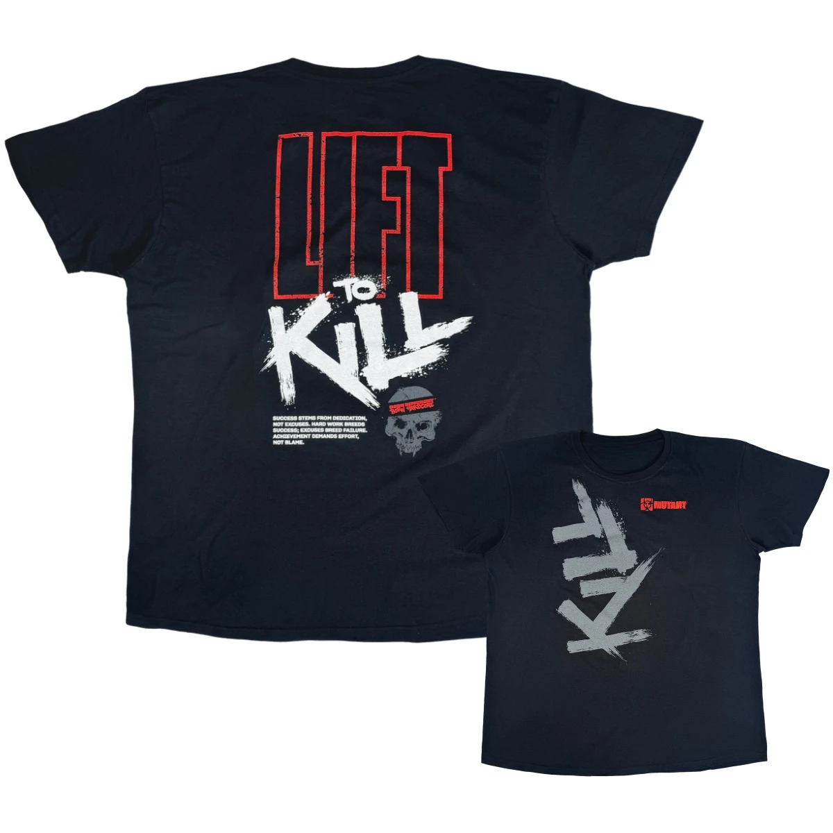 Top MUTANT LIFT TO KILL T-SHIRT GYM Graphic Cotton Tee Printing High-end Luxury Unisex Style Both of Men and Women