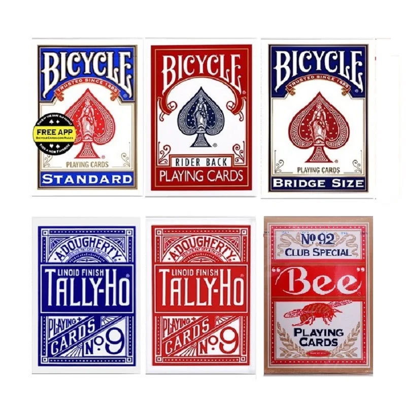 

Bicycle Rider Back Playing Cards Tally-Ho Bee Deck Card Games Magic Tricks for Magician