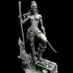 50mm 75mm 90mm Resin model kits figure beauty colorless and self-assembled 3D Printing TD-6784/3D