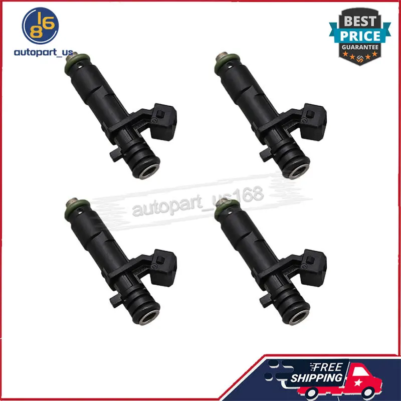 4Pcs Fuel Injectors 25194429 25186566 96800843 For Chevrolet Spark 2011-2015 1.2L L4