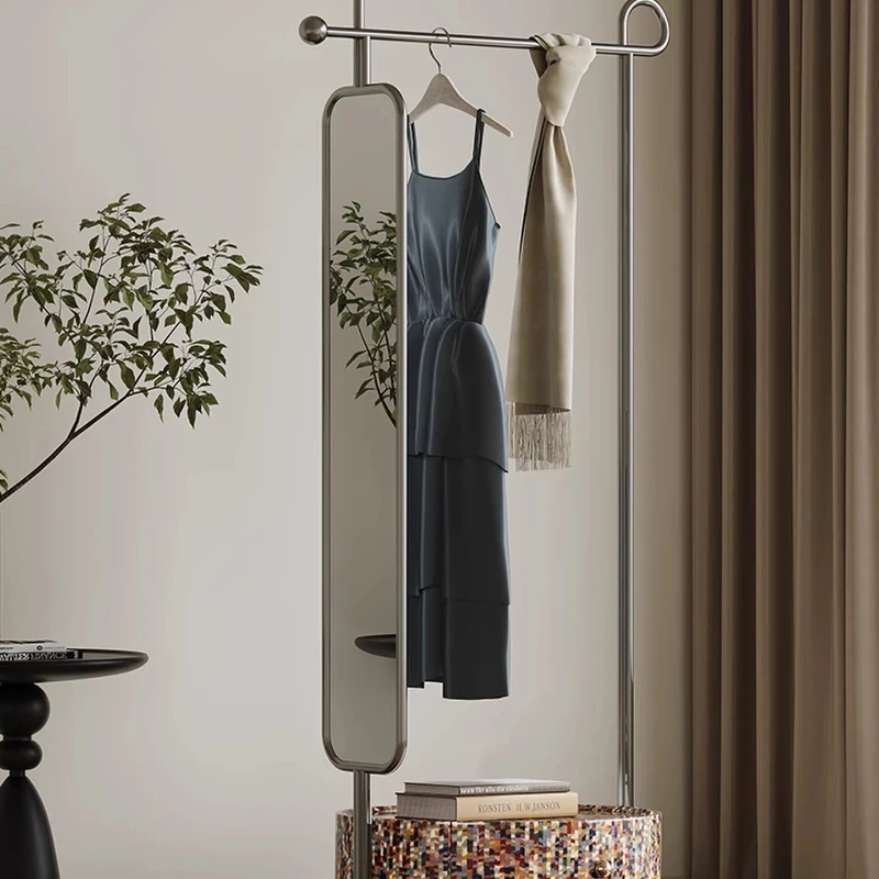 

Art removable coat rack, mosaic light luxury stainless steel high sense