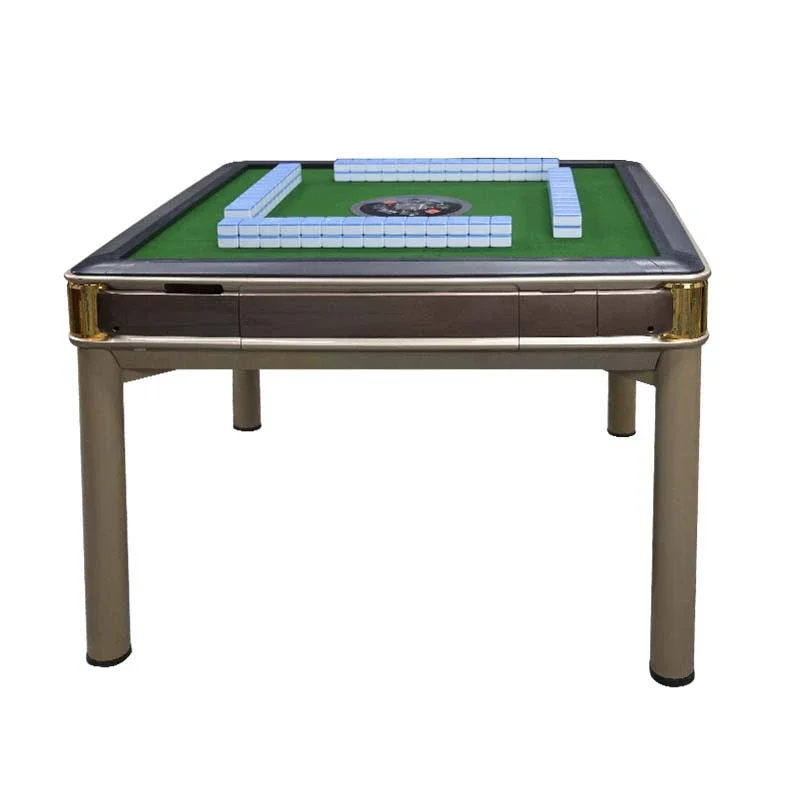 Luxury electric shuffle mahjong machine game entertainment automatic mahjong table with mahjong tiles