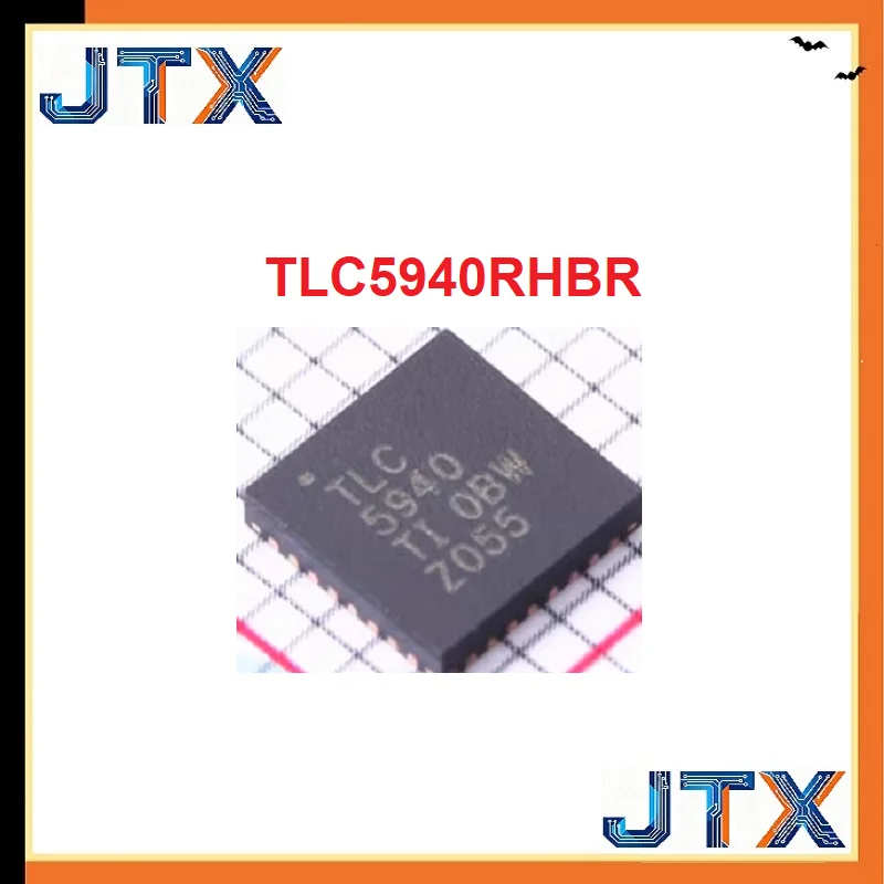10PCS/LOT TLC5940RHBR TLC5940RHBT TLC5940 QFN32
