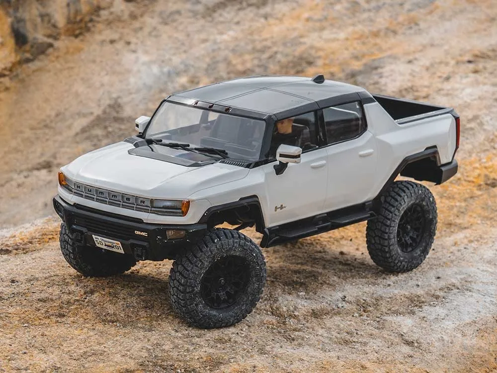 FCX18 EV RC Car 1/18 2.4G 4WD Off-Road Rock Crawler With LED Light 2 Speed RC Pickup Truck Models Toys