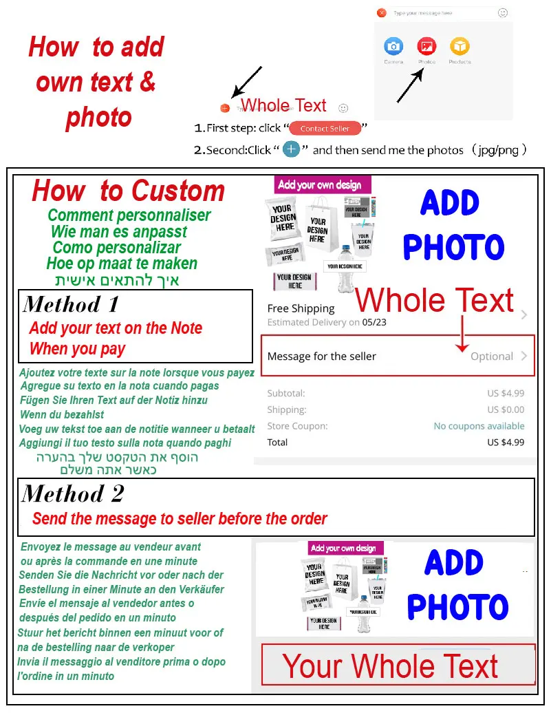 حزمة هدايا شخصية للحفلات، ملصقات مائية، حقيبة رقاقات، صندوق تغليف الحلوى، هدية مخصصة لحفلات أعياد الميلاد، أي موضوع تصميم