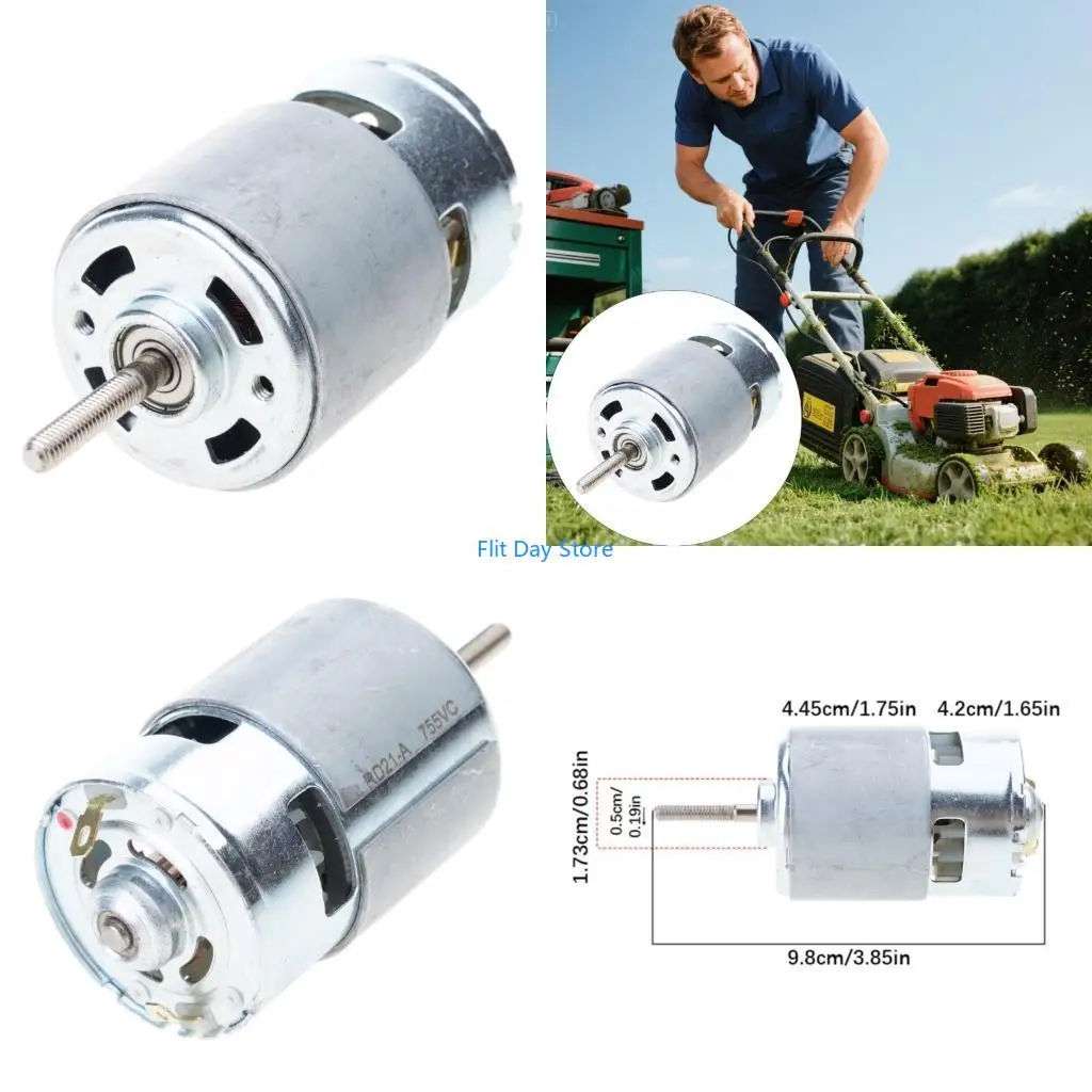 F92C 21V Cordless Trimmer Motor Copper Cooling Fan High Efficiency Lawn Mower Motor