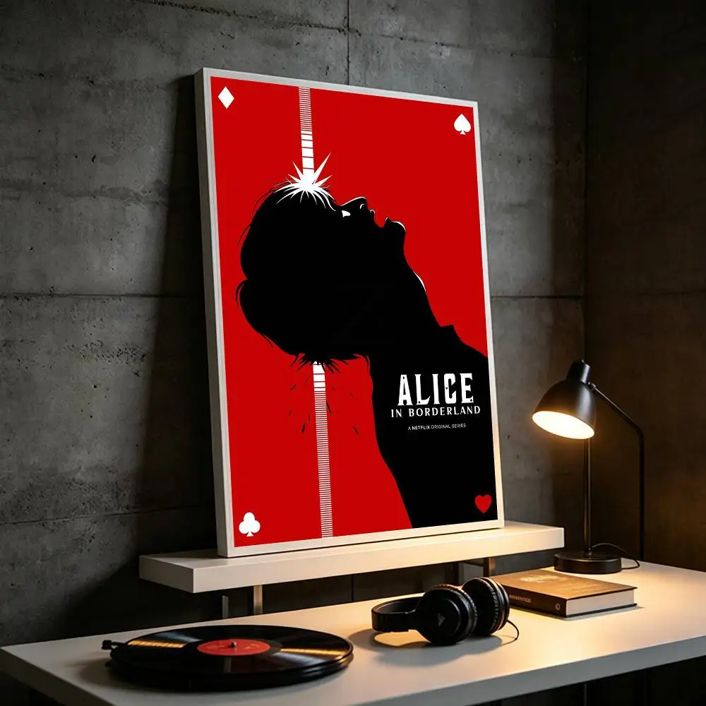 Chishiya A-Alice B-Borderland Arisu  Poster High Quality Dorm Living Room Aesthetic Wall Decoration Painting Stickers Gift