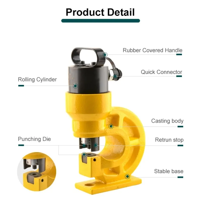 2025 New Hydraulic Punching Machine Metal Puncher Hole Puncher