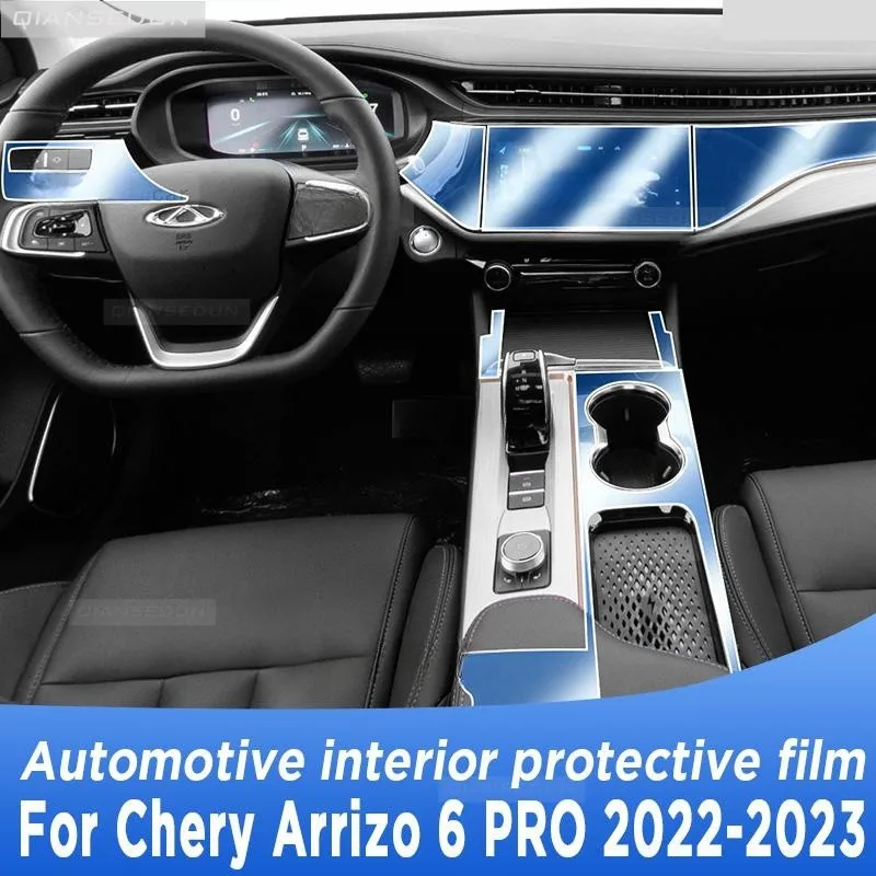 

Automotive Interior Protective Film Anti-Scratch Sticker For Chery Arrizo 6 GX PRO 2022-2023 Gearbox Panel Navigation Screen