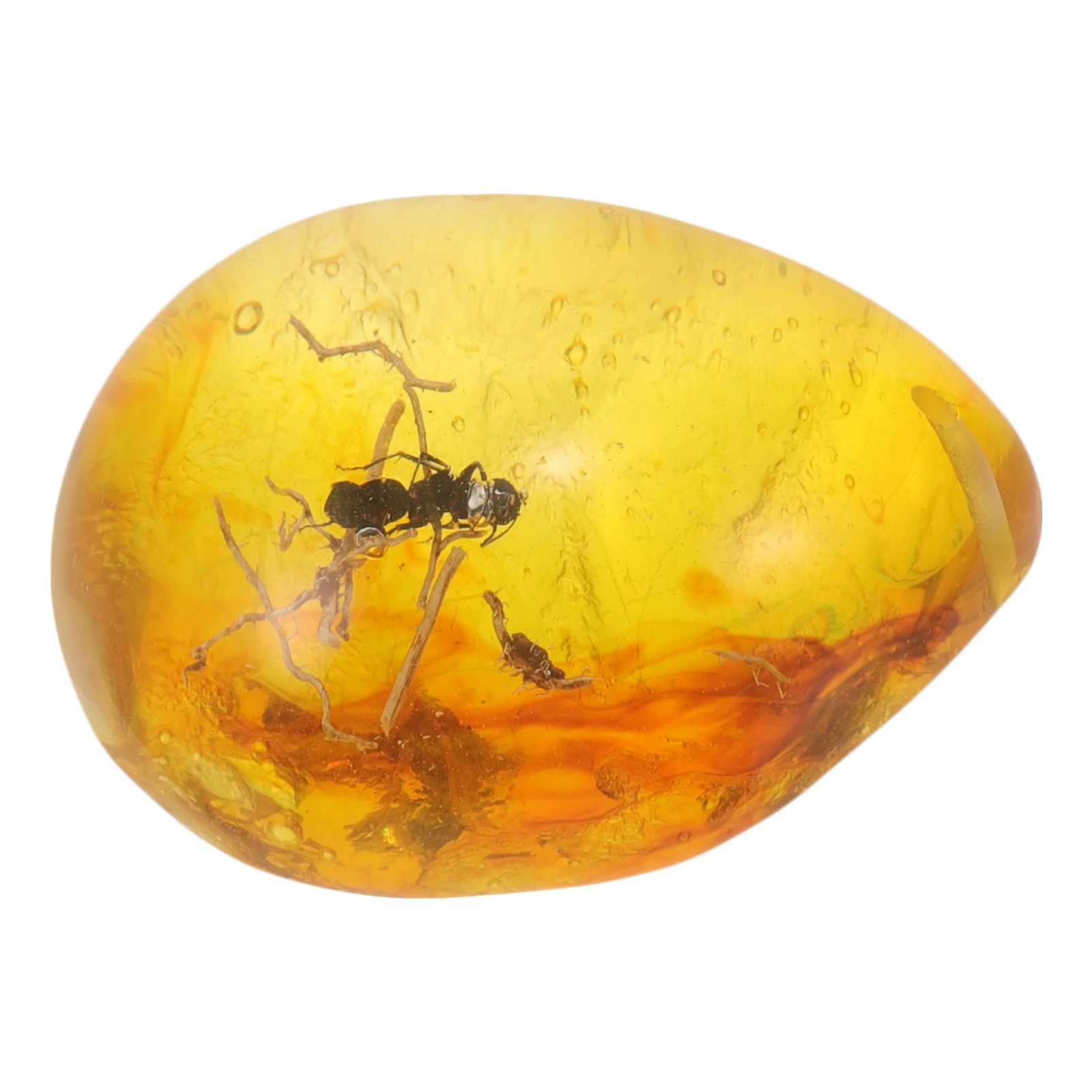 Artificial Amber Insect Specimen Ornament Amber Stone Ornament for Collection insects crafts insect amber