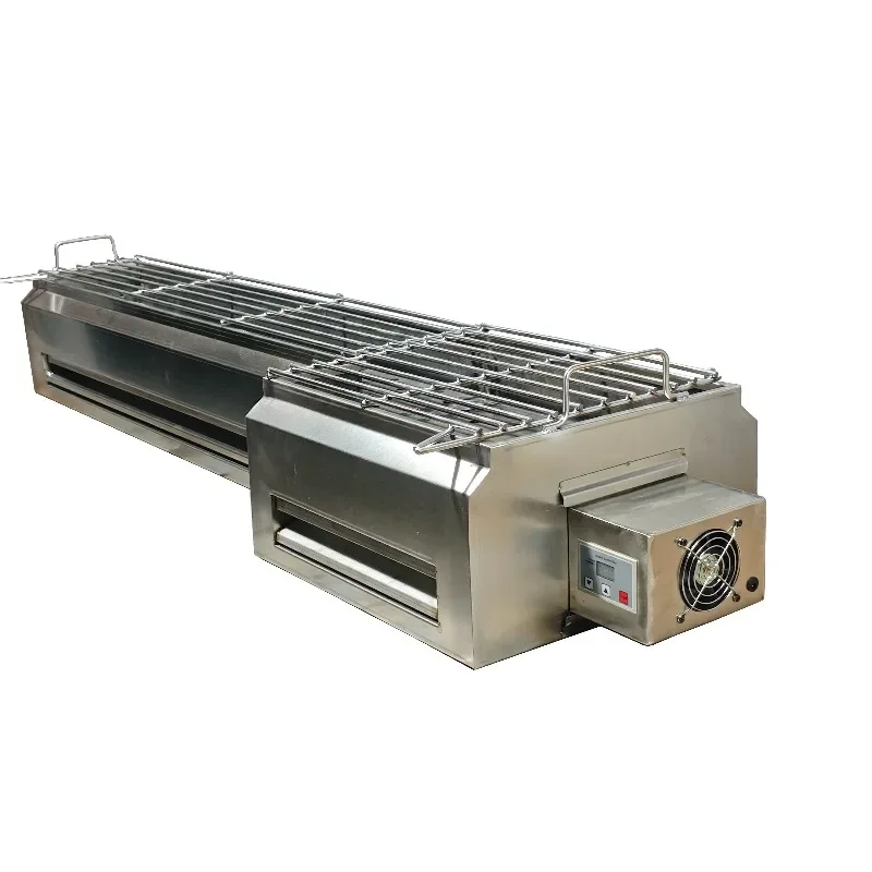 Stainless steel thickened extra thick clad steel furnace stainless steel charcoal barbecue grill Grill with numerical control