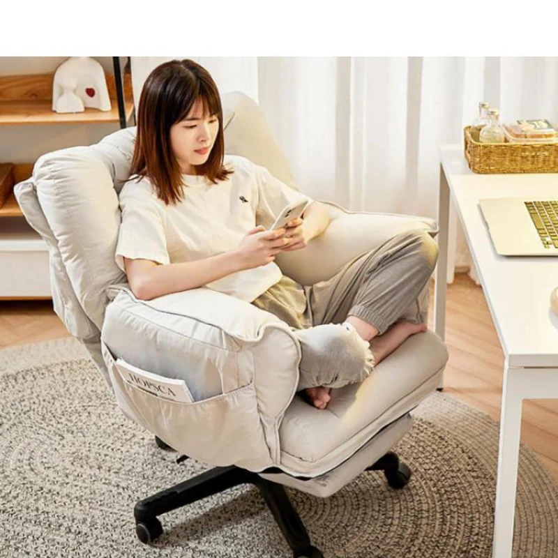 

Lazy Computer Chair Home Dormitory Sofa Chair Comfortable Sedentary Study Chair Backrest Electric Competition Reclining Desk