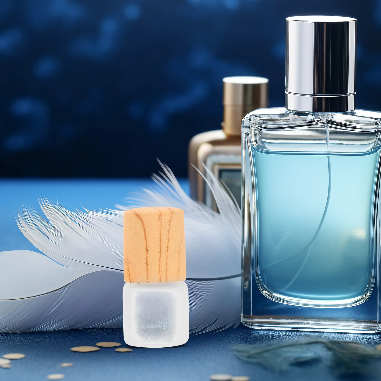 Bouteilles à rouleau de parfum rechargeables, 20 pièces, Mini bouteilles de voyage en verre, conteneurs à rouleau d'huile essentielle, flacons d'échantillon d'aromathérapie