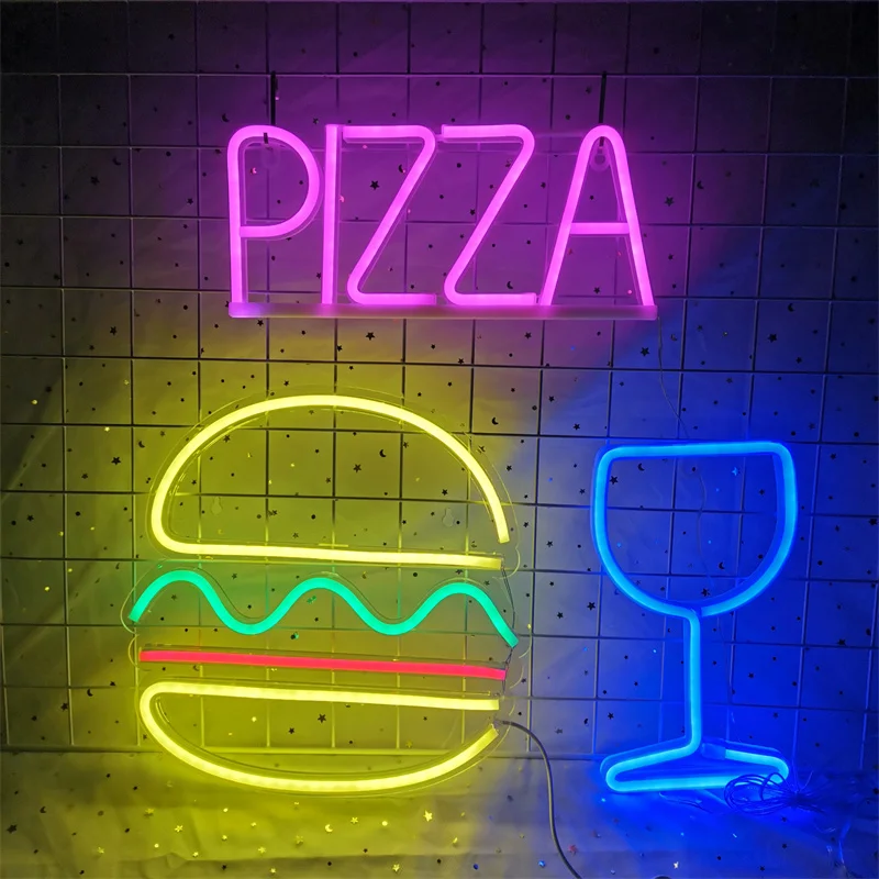 ハンバーハンバーガー-パイナップルの形をしたアクリルの壁,クイックフード,パーティー,結婚式,イベント,誕生日,家の装飾用