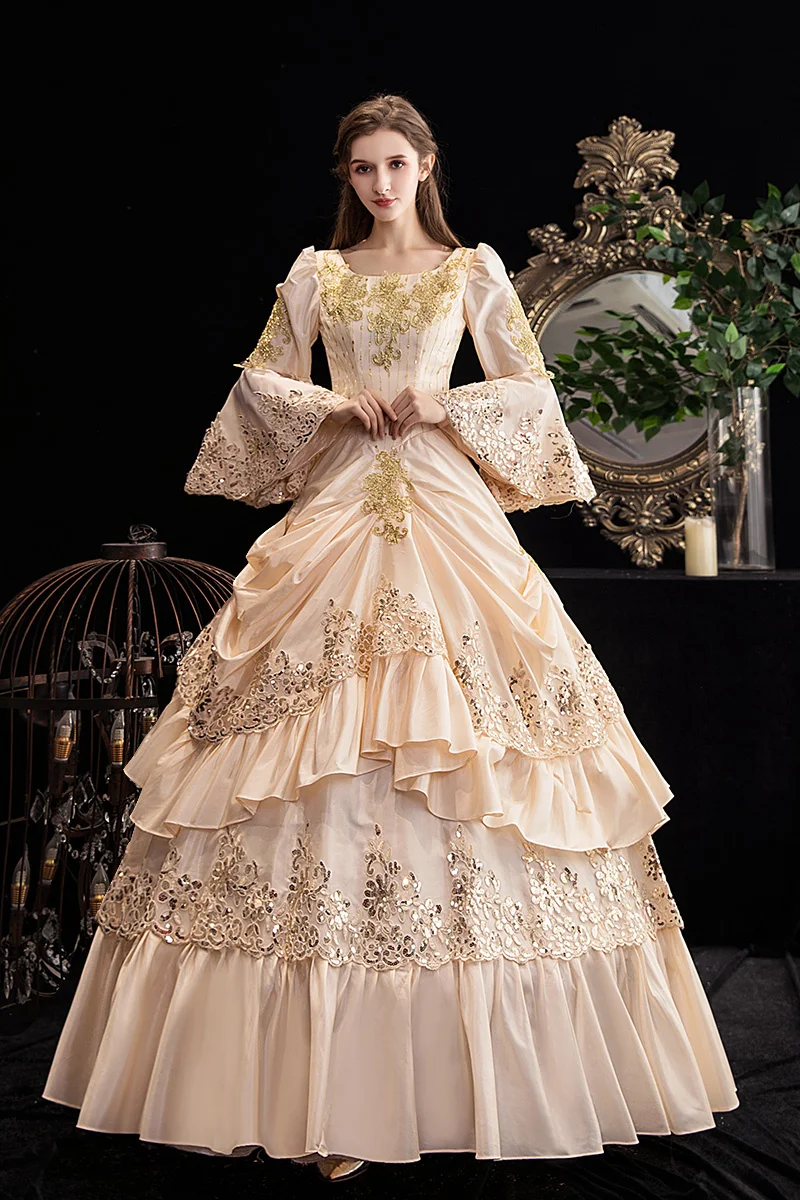 18th Century dress Rococo Baroque Marie Antoinette Ball Dresses Renaissance Historical Period Victorian Dress Gown for Women