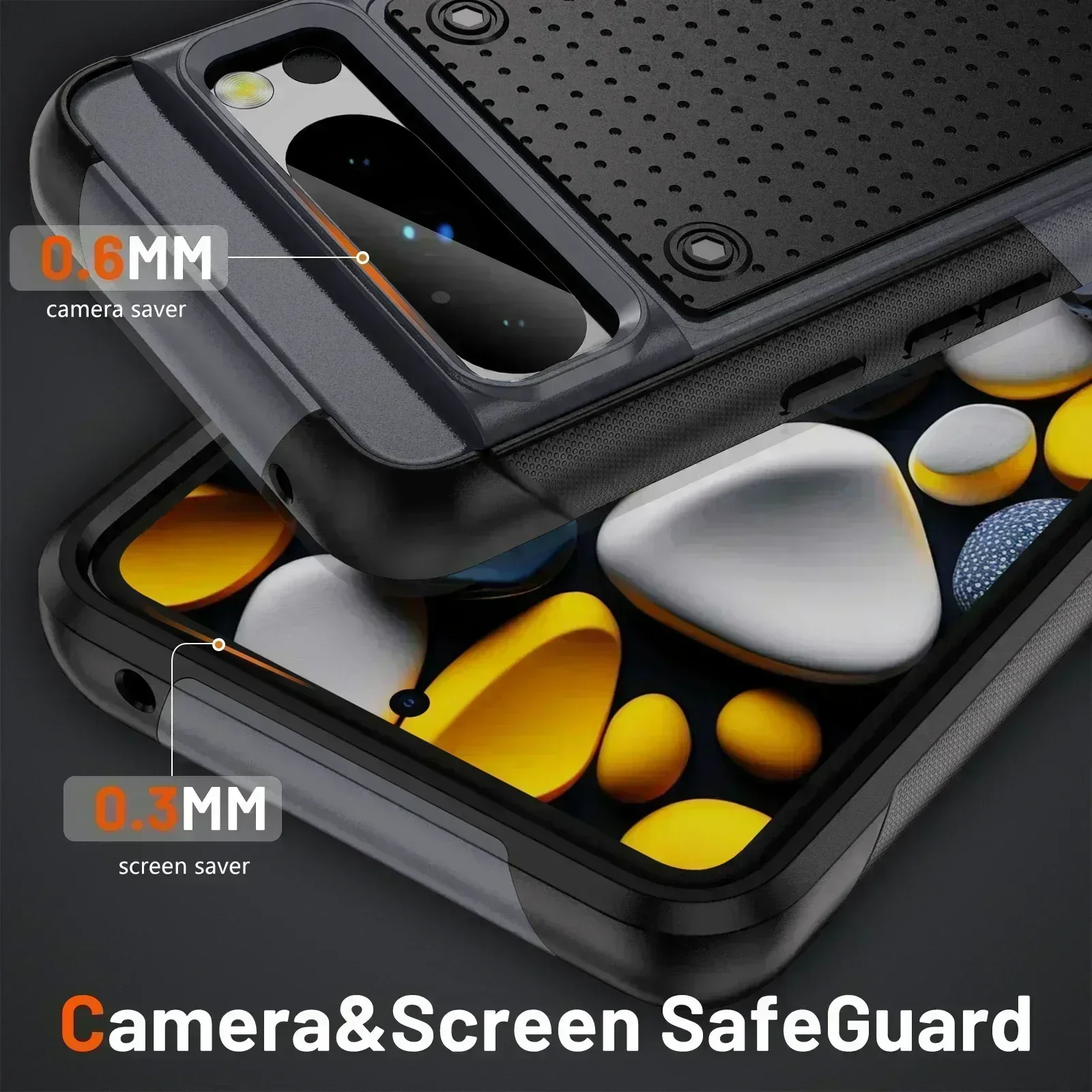 Shockproof Armor Case For Google Pixel 8 8A 7 7A Pro Military Grade Drop Proof Protection Phone Case