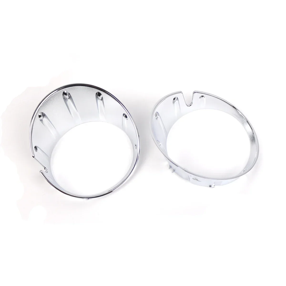 Left Right Chrome Car Front Front Bumper Fog Light Lamp Cover Bezel For Mini Cooper R55 R56 R57 R58 R59 51117248791 51117248792