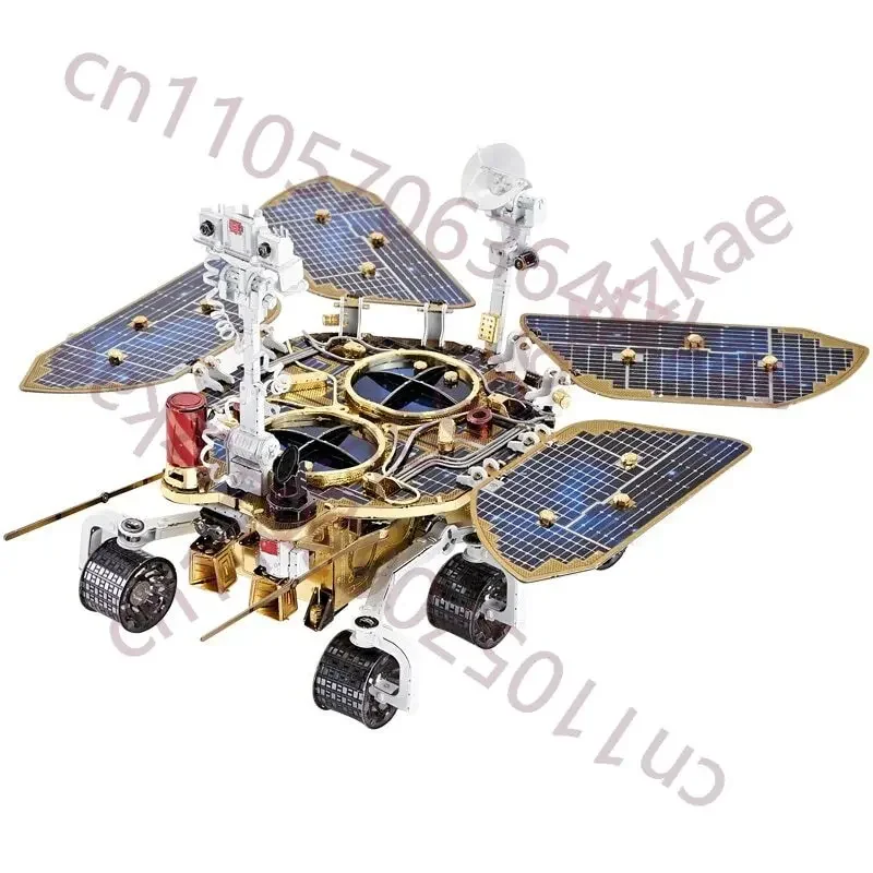 3D Puzzle Metal Zhurong Mars Rover Vehicle Assembly Model DIY Jigsaw Adult Toys