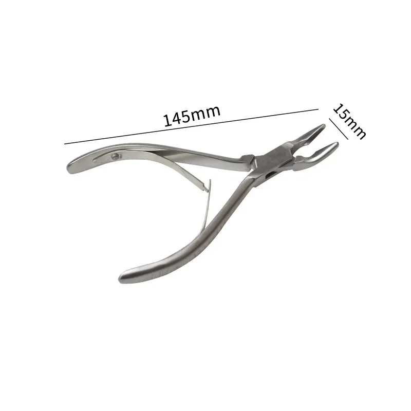 Dentals Oral Bone-biting Pliers, Stainless Steel Pliers, Cutaneous Groove Bone-biting Pliers, Dentals Tools