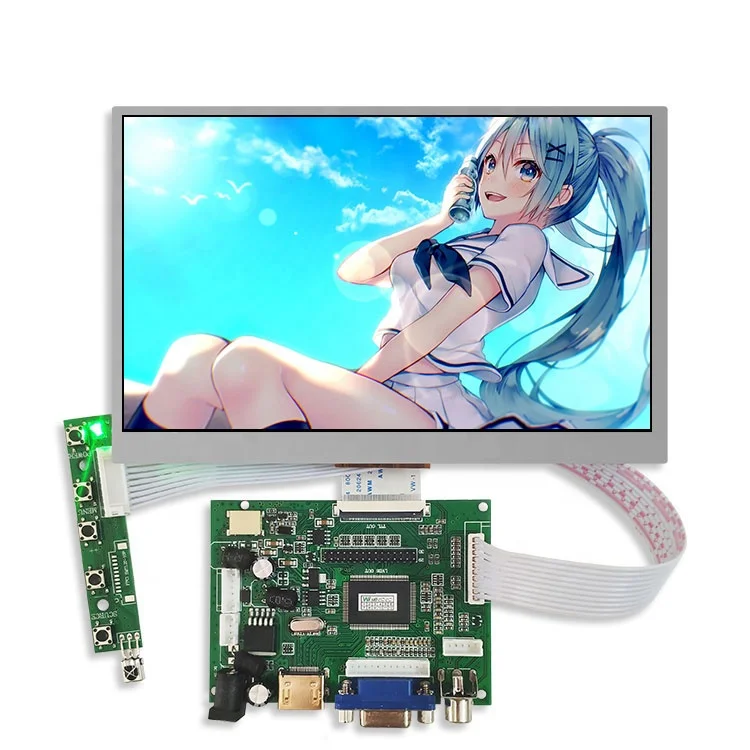 New 7 Inch 1024*600 Lvds TFT LCD Display Touchscreen Display Panel Advertising 1024*600 7 inch LCD Screen Module