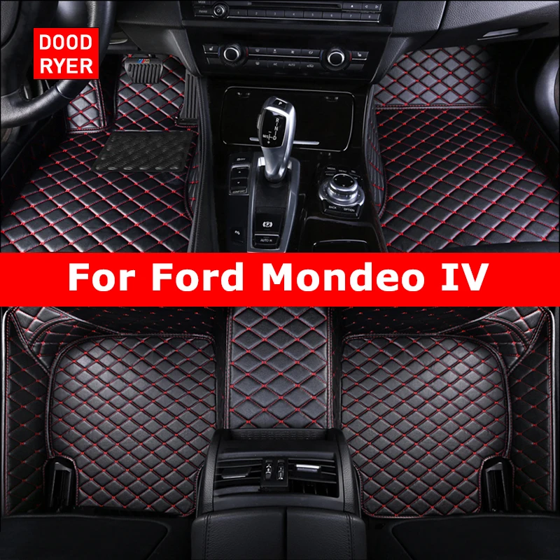 DOODRYER Custom Car Floor Mats For Ford Mondeo MK4 Fusion 2007-2013 Auto Carpets Foot Coche Accessorie