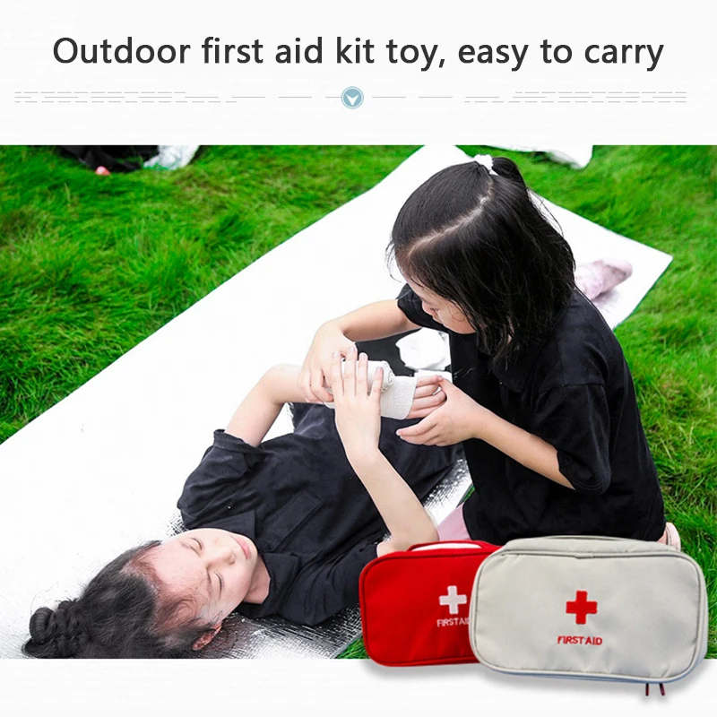 Kits de primeros auxilios vacíos, bolsas de emergencia de gran capacidad, portátiles, para supervivencia al aire libre, para el hogar y el coche