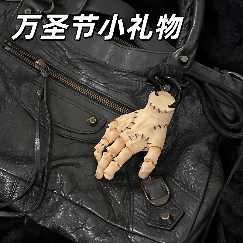 

Хэллоуин призрак ручные брелки кольцо цепочка ПВХ пластик готический персонализированный брелок для сумок кулон аксессуары ювелирные изделия подарки