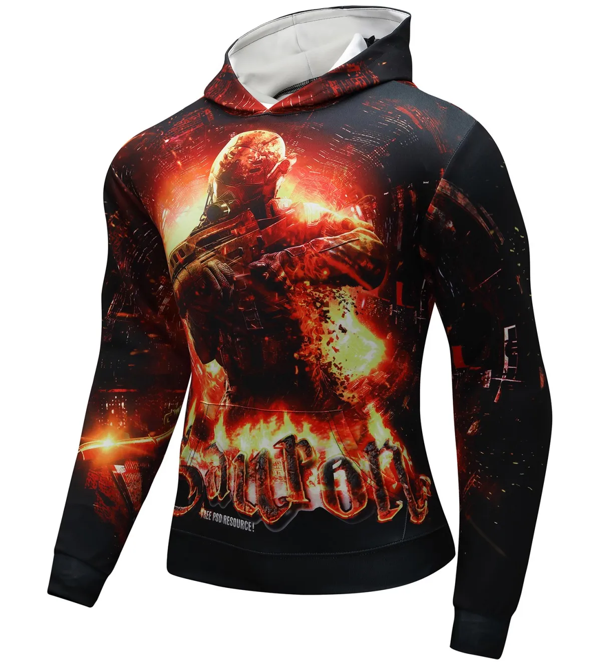 Men's Pullover Hoodie Sweatshirt 3D Printed Adult Graphic Hooded Sweater Outwear Athletic Hoodies with Pocket （051）