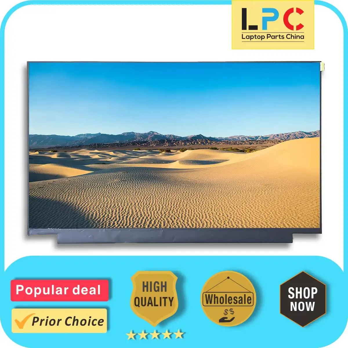 TL156VDXP01 LCD Screen Display FHD 1920×1080 300Hz EDP 40 Pins 15.6 inch Non-Touch New Replacement Laptop Notebook LCD Display