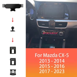 Car Phone Holder GPS Navigation For Mazda CX-5 KE KF 2013-2023 Adjustable Rotating Phone Holder Base Car Interior Accessories