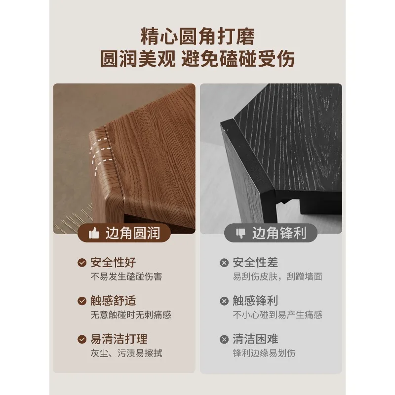Stackable order stool Solid wood hexagonal Jenga home dining table living room side table