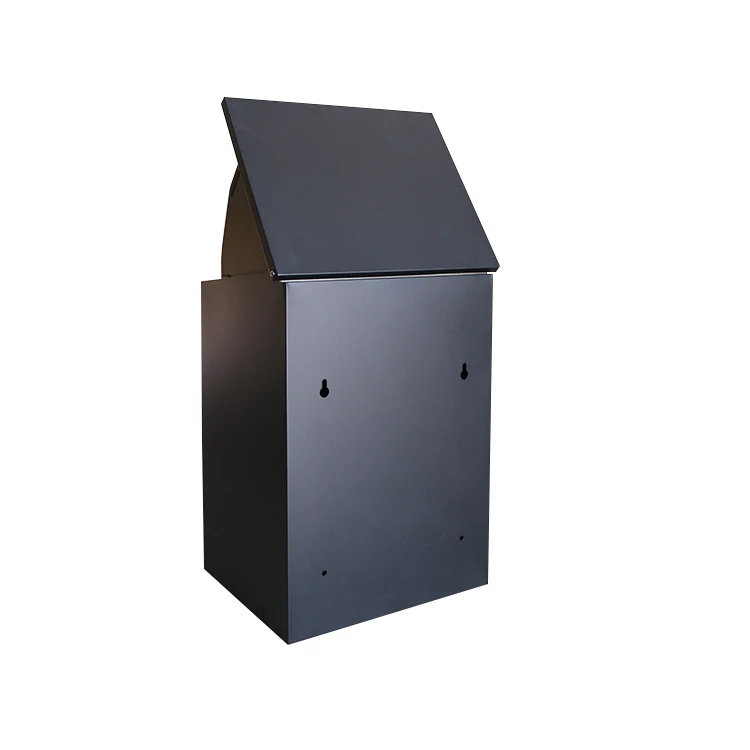 Modernes Paket Briefpost Briefkasten Metallpaket