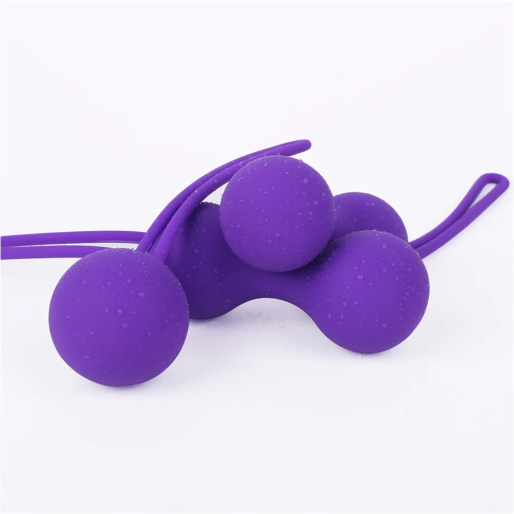 Boule vaginale en Silicone, 3 pièces, jouets sexuels pour Geisha intelligente, simulateur de boule Kegel, vagin chinois Ben Wa, exercice de serrage