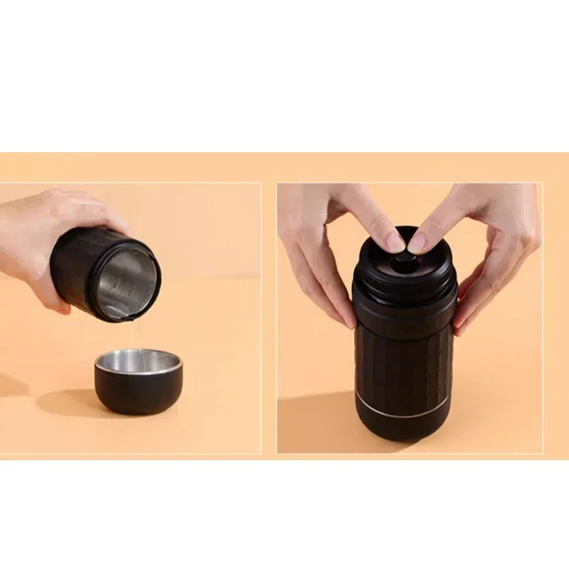 Hand Pressed Coffee Machine 15-20Bar Italian Espresso Extractor Portable for Home Travel Outdoor Use