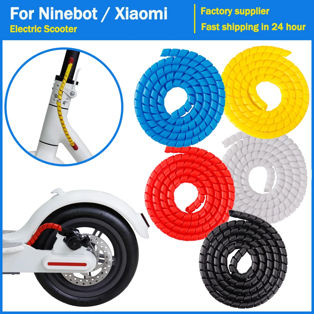 Scooter Line Tube Winding Wire for Ninebot Max G30 F40 for Xiaomi M365 Pro Electric Scooter Organizer Pipe Protector Line Covers