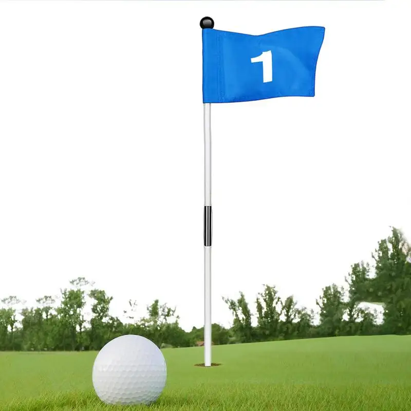 Golf Putting Hole Set Golf Pin Flag Hold Cup Kit For Practice Gifts For Golf Lovers And Beginners Practice Supplies For Yard And