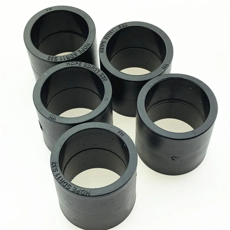 2pcs for PE Equal Diameter Direct 20mm 25 32 40 50mm 63 75 90mm Socket Type Pipe Clamp Water Pipe Joint Fittings