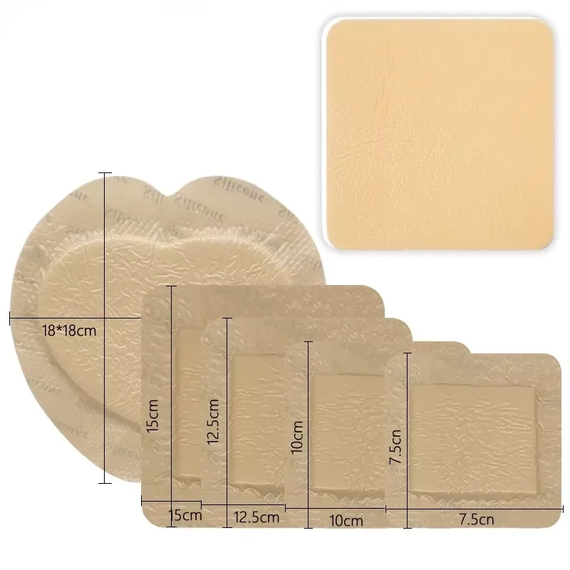 Medical Sterile Bedsore Patch Pressure Sore Prevention Patch Polyurethane Foam Dressing  Elderly Buttocks Decompression