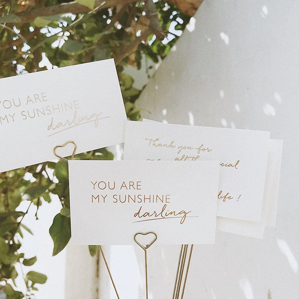 

30Pcs Flower Card Holder Metal Floral Clips Memo Photo Clip for Wedding Prom Birthday Festival Events Flower Card Holder