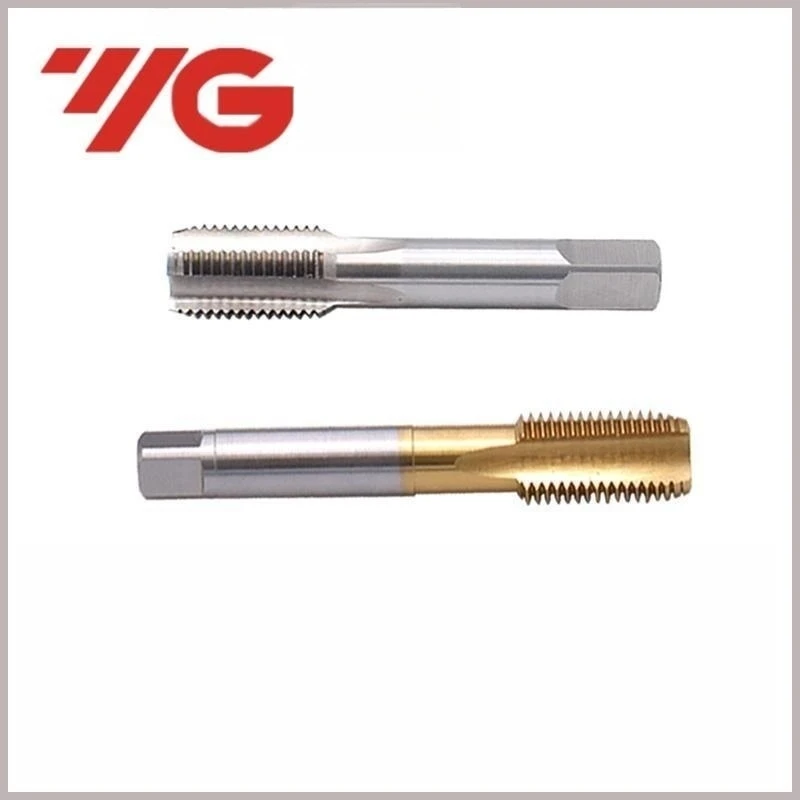 1PCS Korea YG American Pipe Straight Groove Tap For aluminum/With Tin Coating NPT NPTF NPS NPSF1/16-27 1/8 3/8 1/4-18 3/4 1/2-14