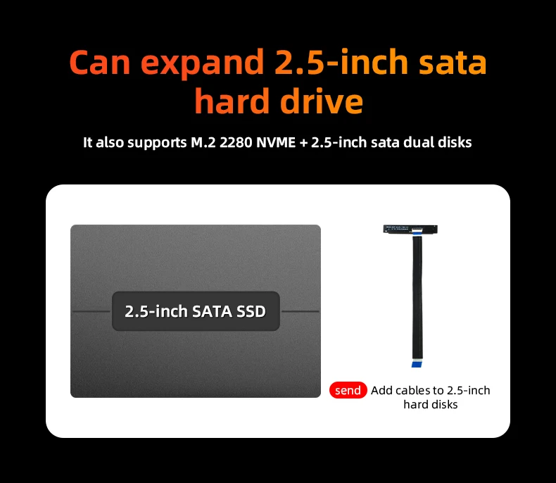 2.5 SATA cables Supplement the price difference of accessories