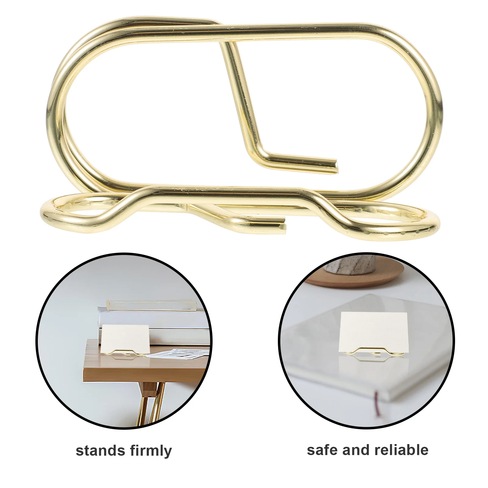 

Business Holder For Desk Metal Cards Storage Organizer Vertical Business Card Stand Office Cardholder Name Card Display