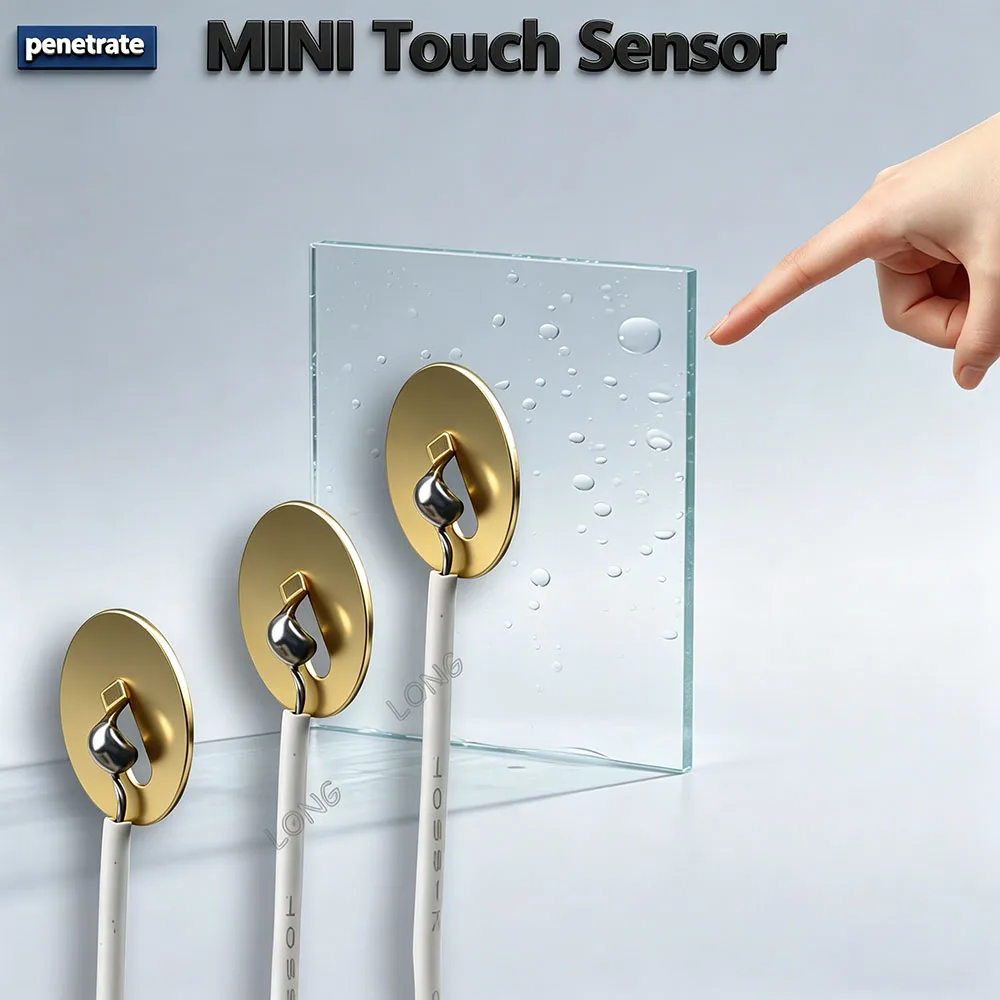 

Скрытый сенсорный мини-переключатель с емкостным датчиком, диммируемый LED-переключатель, DC 3.7-24V 2.5A, для определения уровня воды, толщина материала 4 мм