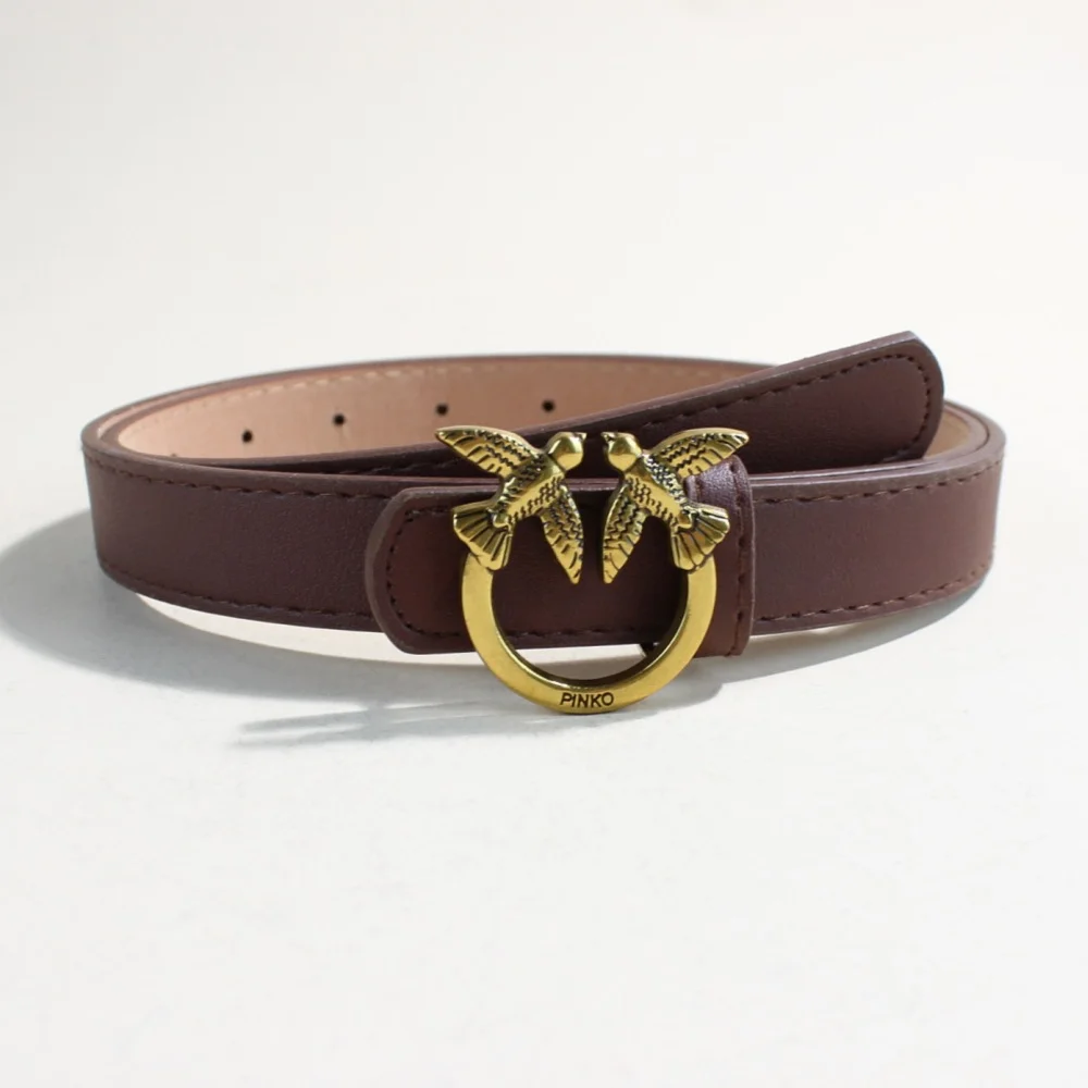 

2025 New Women's European And American Leisure Swallow Buckle Belt Fashion Personality Trendy Belt Female Internet Explosive