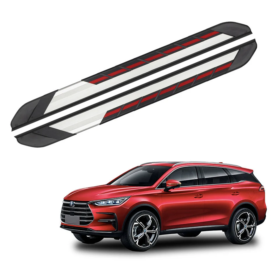 Car Exterior Accessories Drop Side Steps Steel Nerf Bar Running Boards For BYD Tang