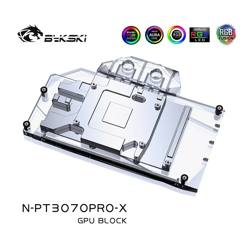 Imagem -04 - Bykski-bloco de Resfriamento a Água Gpu N-pt3070pro-x Placa Gráfica Bloco Vga Cooler Gpu para Palit Rtx 3070 3070ti 3060ti Gaming Pro oc